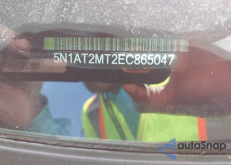 2014 Nissan Rogue Sv из США, поврежденный, VIN 5N1AT2MT2EC865047